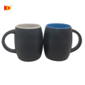 Großhandel hochwertige innere innere äußere matt schwarze doppelte Schimmelpilz Keramikbecher